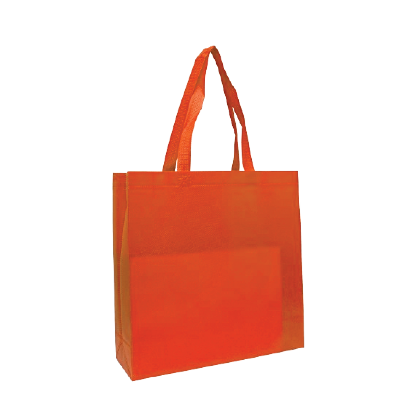 NWB 36361-A non-woven tote bag in orange – large 14L eco-friendly bag