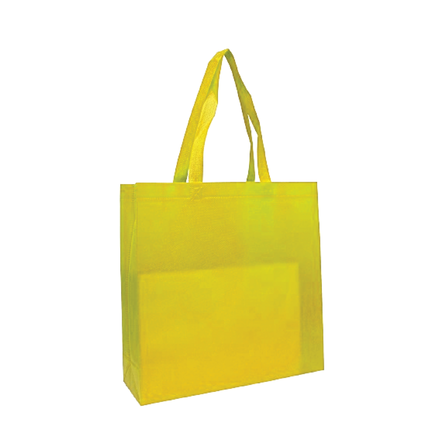 NWB 36361-A non-woven tote bag in yellow – large 14L eco-friendly bag