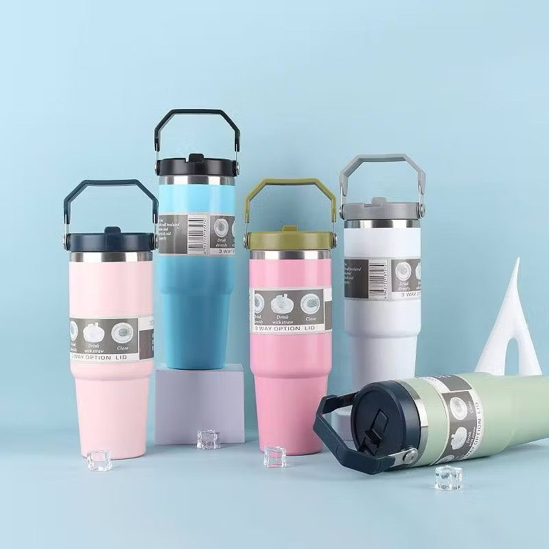 OS-DF 2230 Thermal Tumbler in Peach Light Blue Pink White Green ā Front View