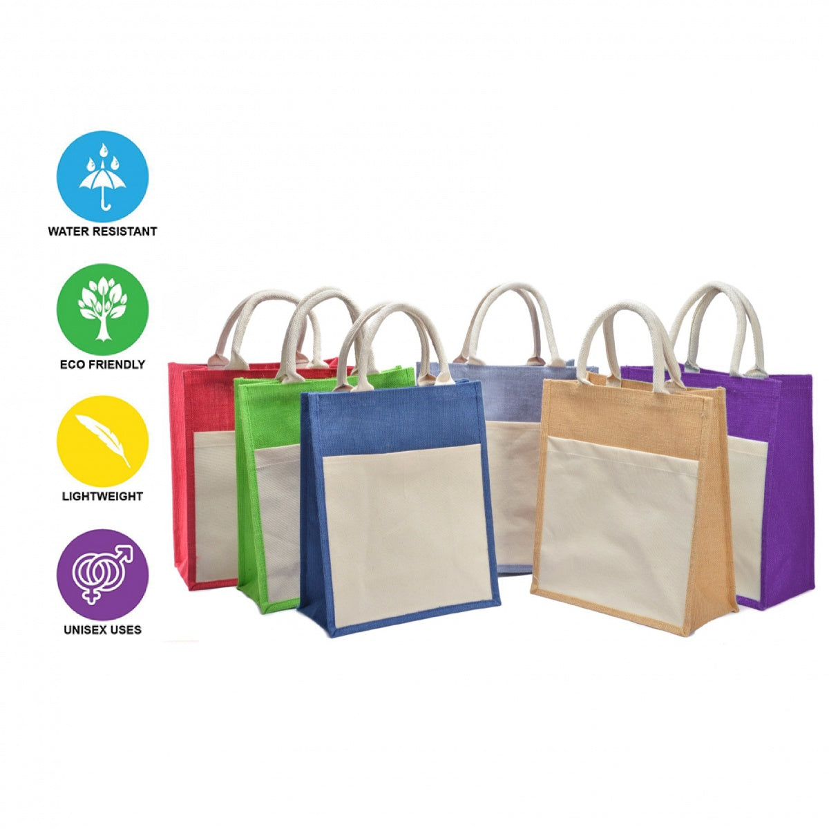 JB-05 small jute bag variety colors