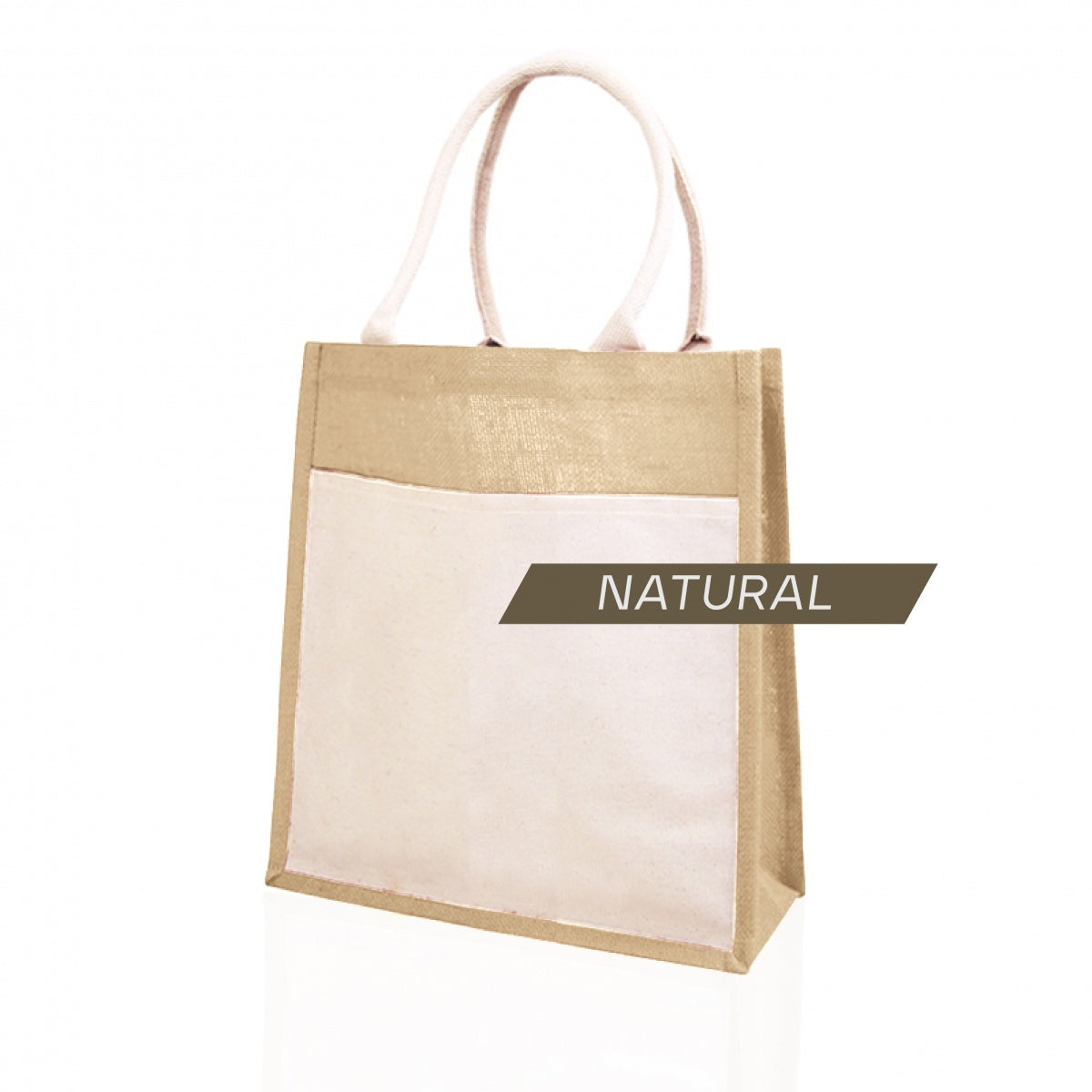 JB-05 small jute bag natural color