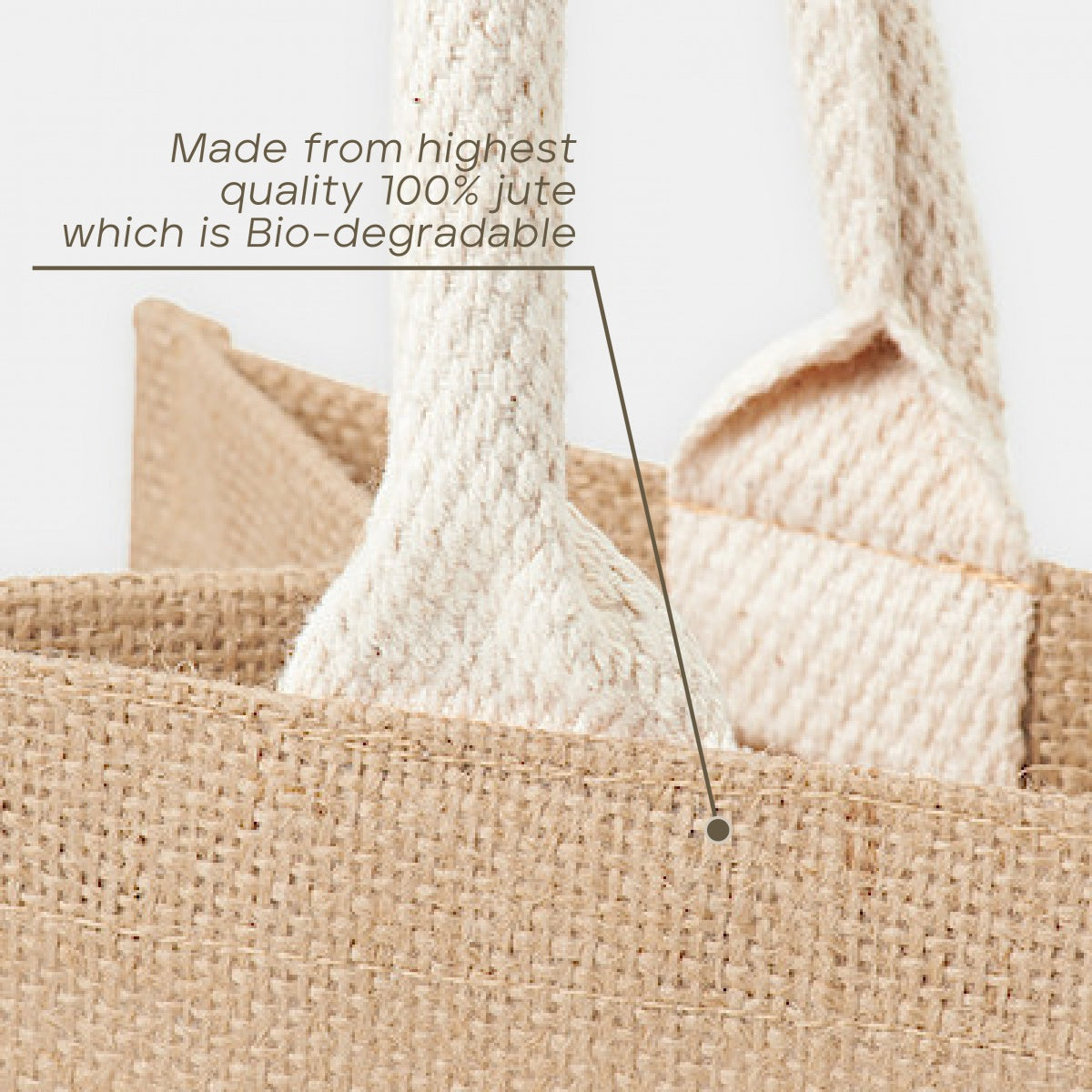 JUTE BAG WITH ZIP - JB 06