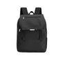 Black backpack on a white background
