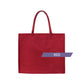JB-07  Red medium jute bag front view