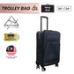 BLUE MOUNTAIN 20"/24" TRUNK POLYESTER OXFORD CASE LUGGAGE HAND BAG LOCK TROLLEY SUITCASES